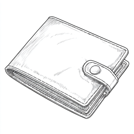 Wallet illustration